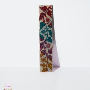 Artisanal Painted Floral Soapstone Incense Holder