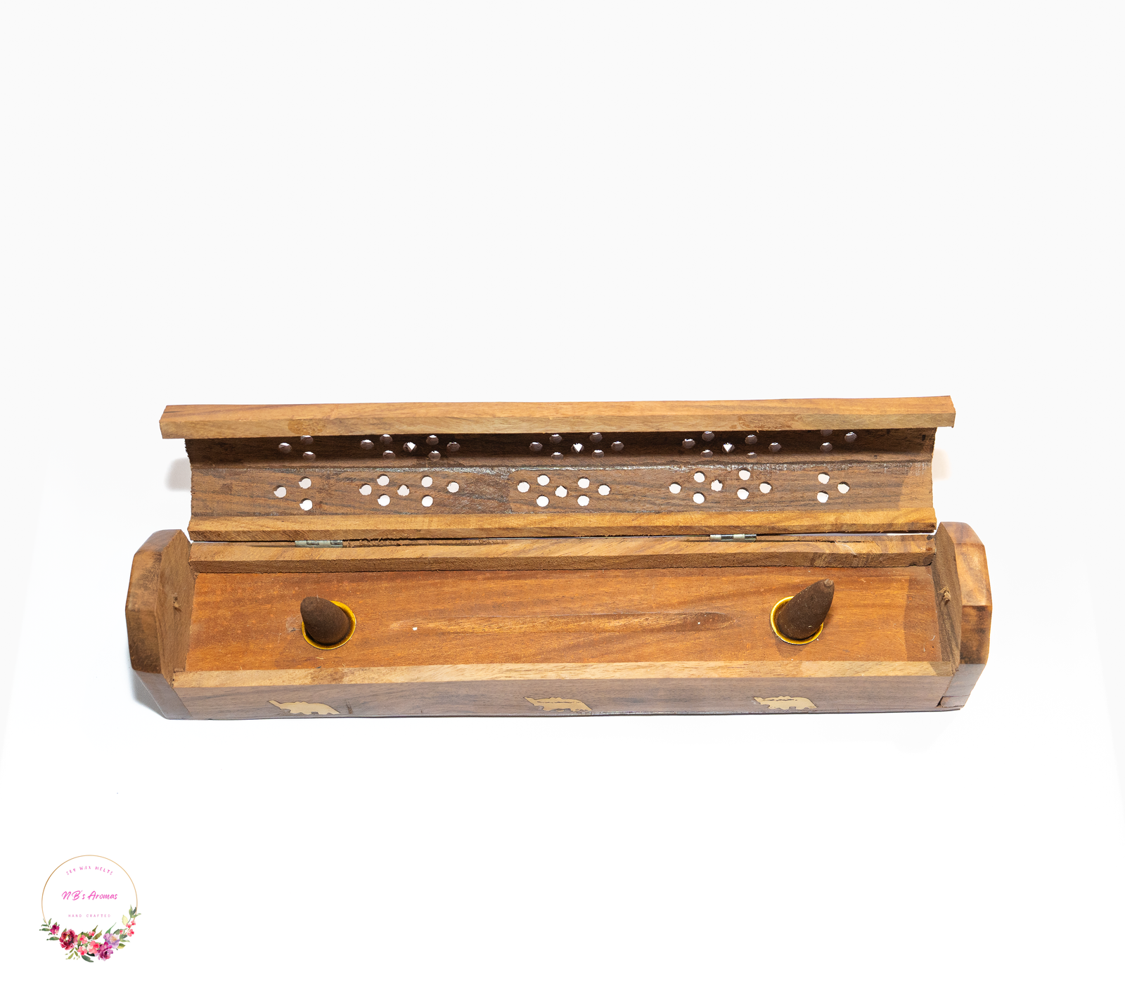 Jaipur Elephant Wooden Incense Chest