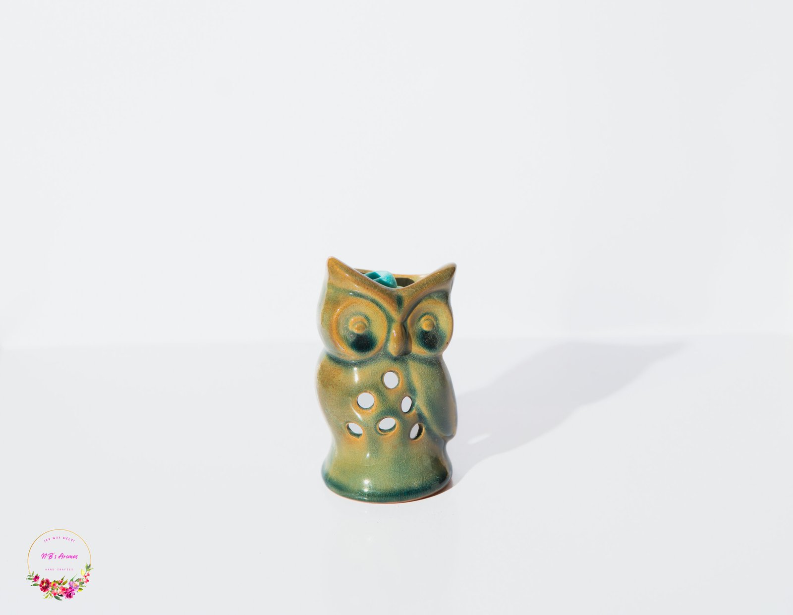 Small Cylindrical Owl Oil/Wax Melt Burner
