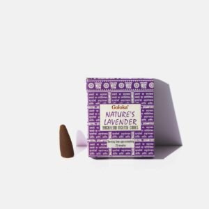 Goloka Lavender Backflow Incense Cones