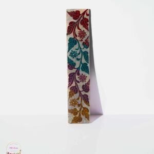 Artisanal Painted Floral Soapstone Incense Holder