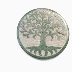 Tree of Life Incense Holder – Natural Green